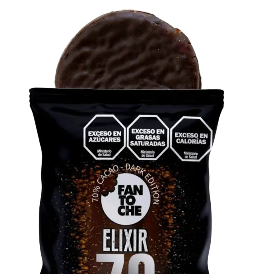 Alfajor Fantoche Elixir 70% Cacao 12x60g.webp