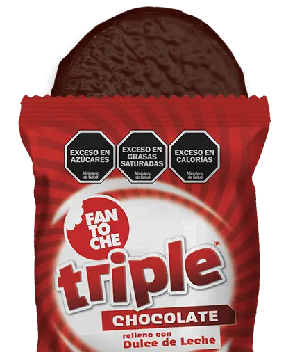 Alfajor Fantoche Triple Chocolate 12x85g.webp