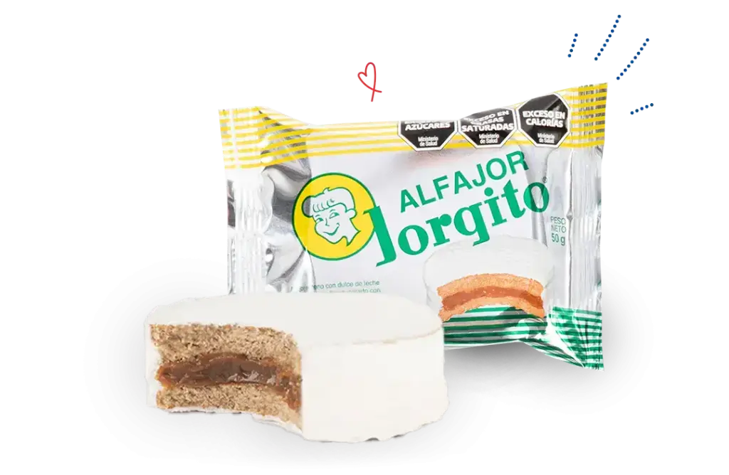 Alfajor Jorgito Blanco Azucarado 24x50g..webp