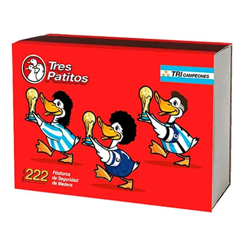 Fósforos Tres Patitos Tri Campeones x222u