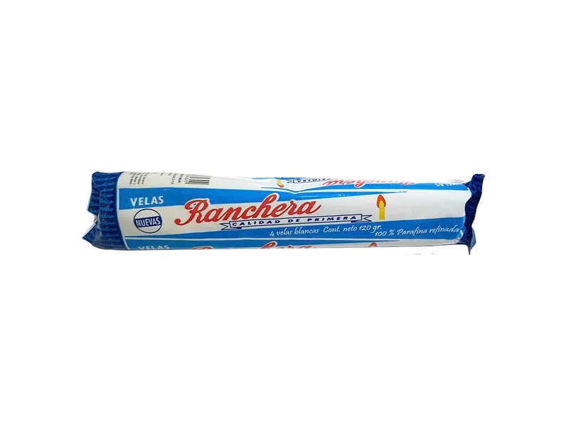 Velas Ranchera Refinada 4x120g