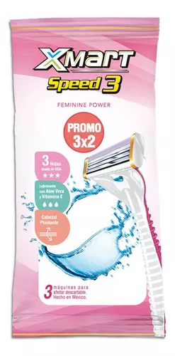 [6105] Afeitadora Mujer Xmart Speed x3u