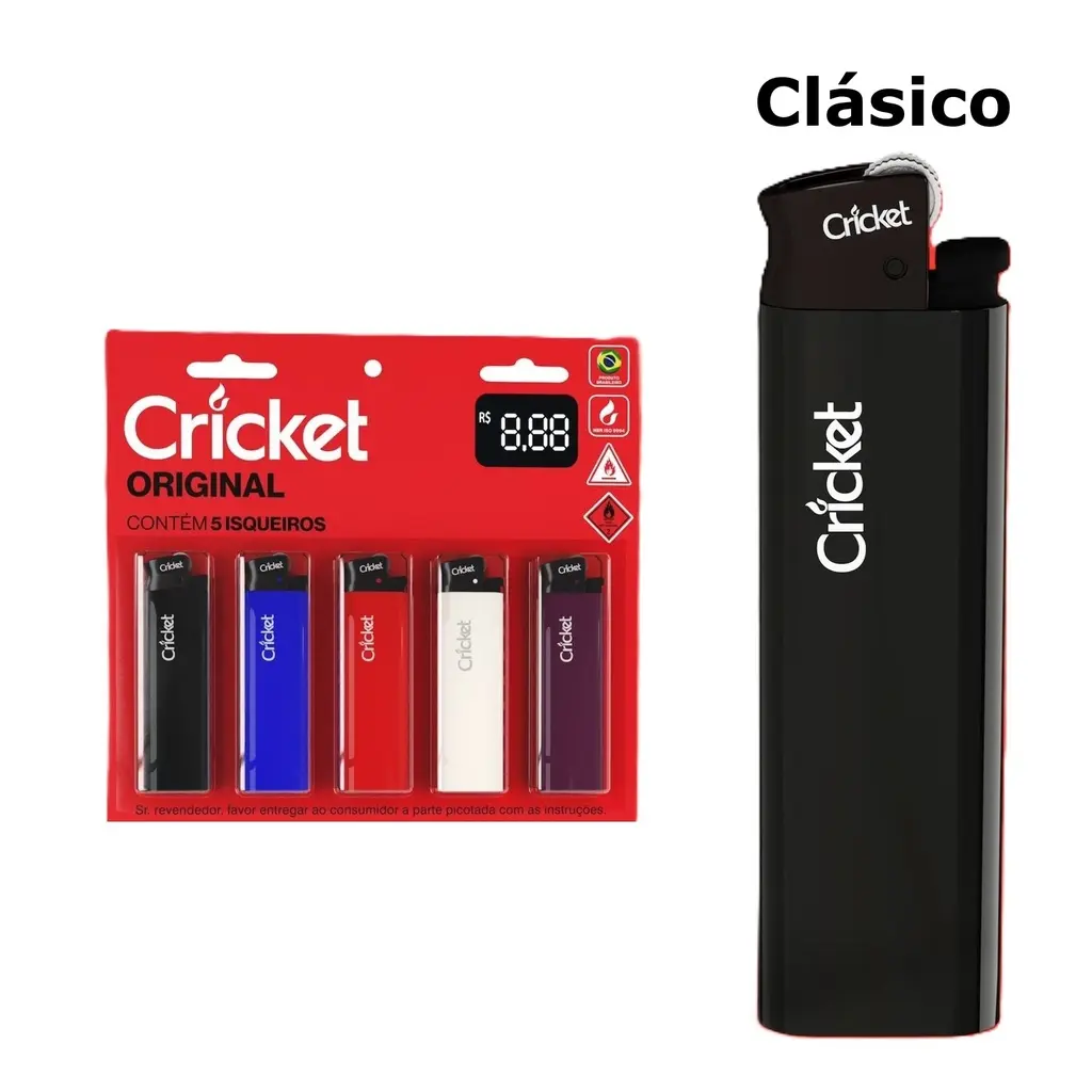Encendedor Cricket Original Classic x5u