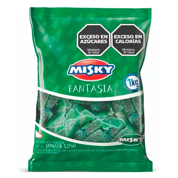 Goma Misky Eucalipto x1kg (x6)
