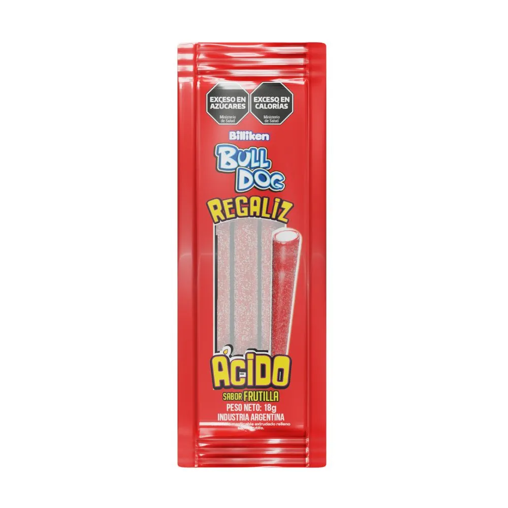 Tubito Bulldog Frutilla x18g