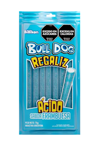 Tubito Bulldog Frambuesa x75g (x24)