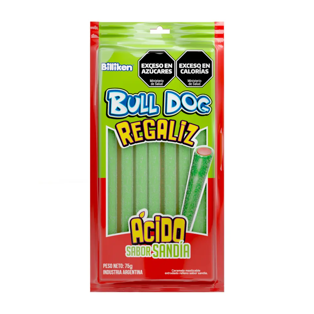 Tubito Bulldog Sandía x75g