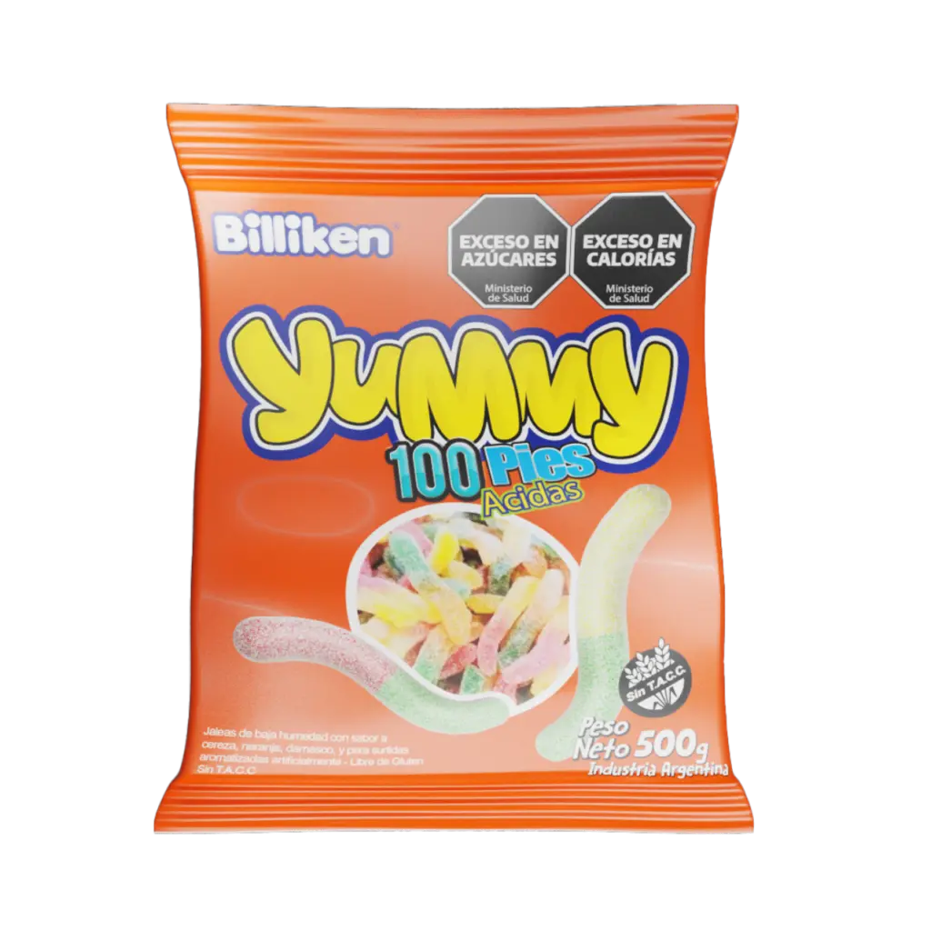 Goma Yummy CienPies x500g