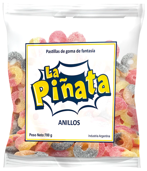 [8115] Goma La Piñata Anillos x700g