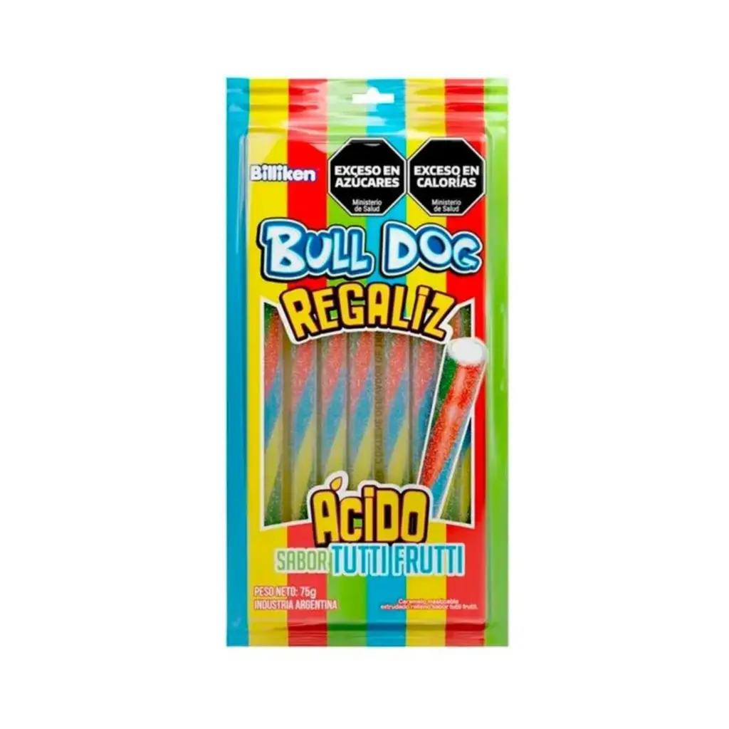Tubito Bulldog Tutti Frutti x75g