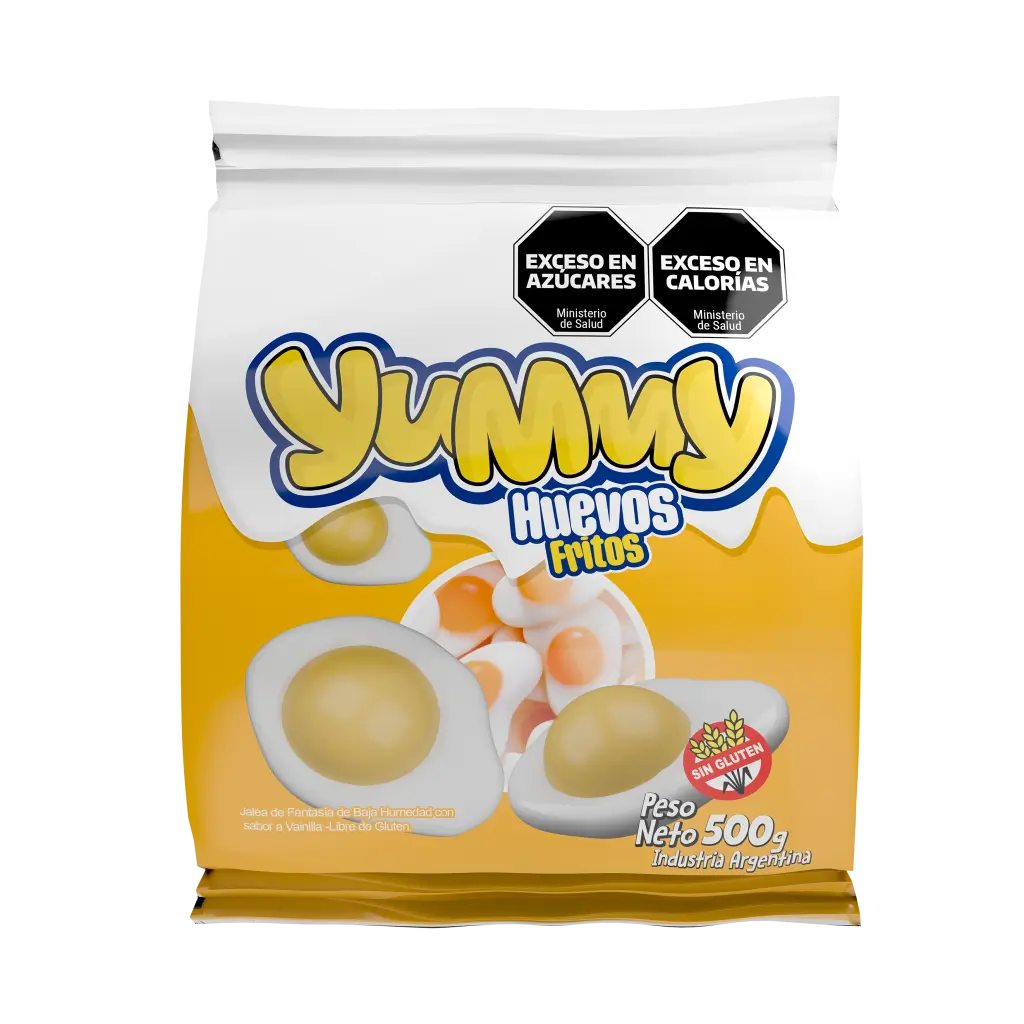 Goma Yummy Huevo Frito x500g (x6)