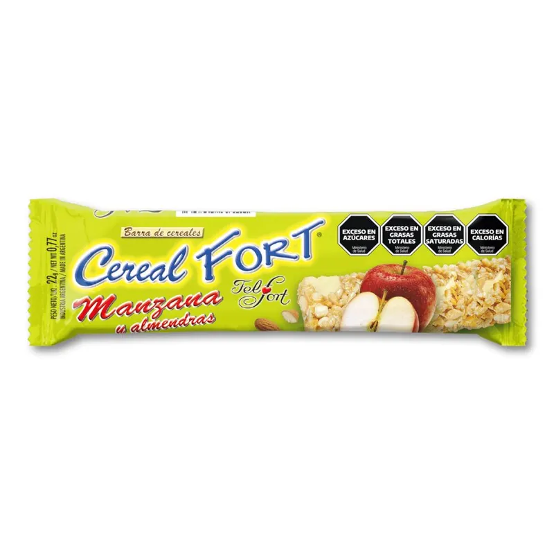 Cerealfort Manzana y Almendras x22g