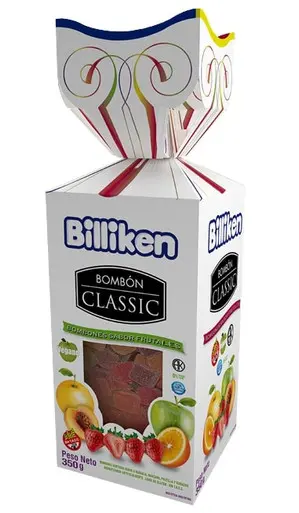 Bombón Billiken Gift Fruta x350g (x12)