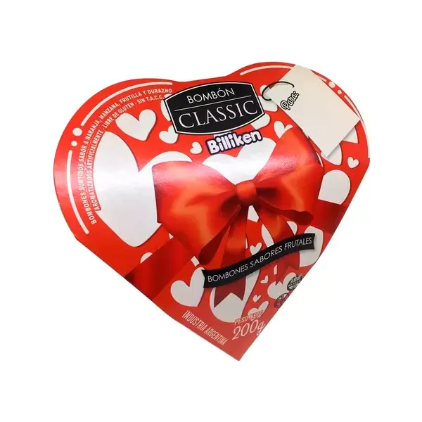 Bombón Billiken Corazón Fruta x200g (x12)