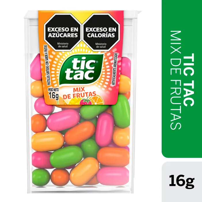 Tic Tac Mix de Frutas x16g