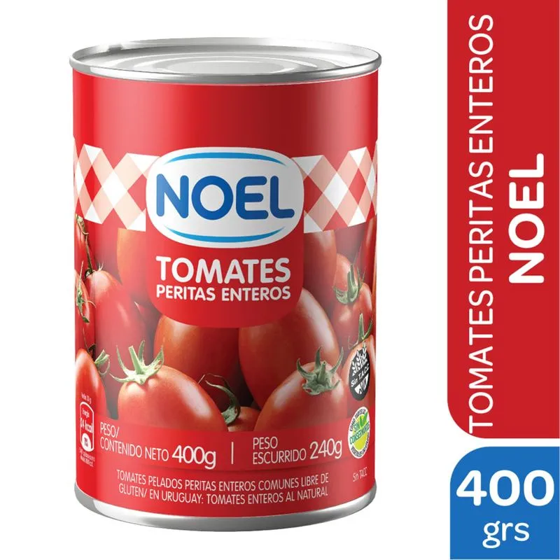 Tomate Pelado Perita Noel x400g