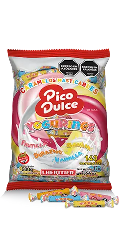Caramelo Masticable Pico Dulce Yogurines x500g