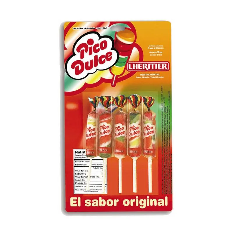 Chupetín Pico Dulce x5u