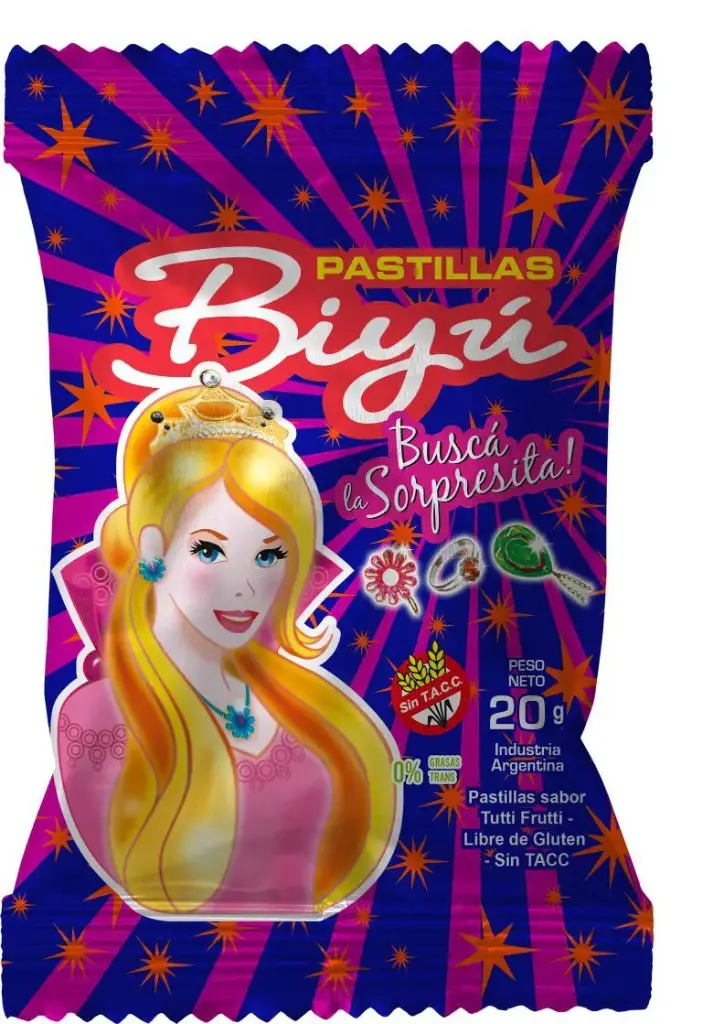 Pastilla Biyu Tutti Frutti x240g