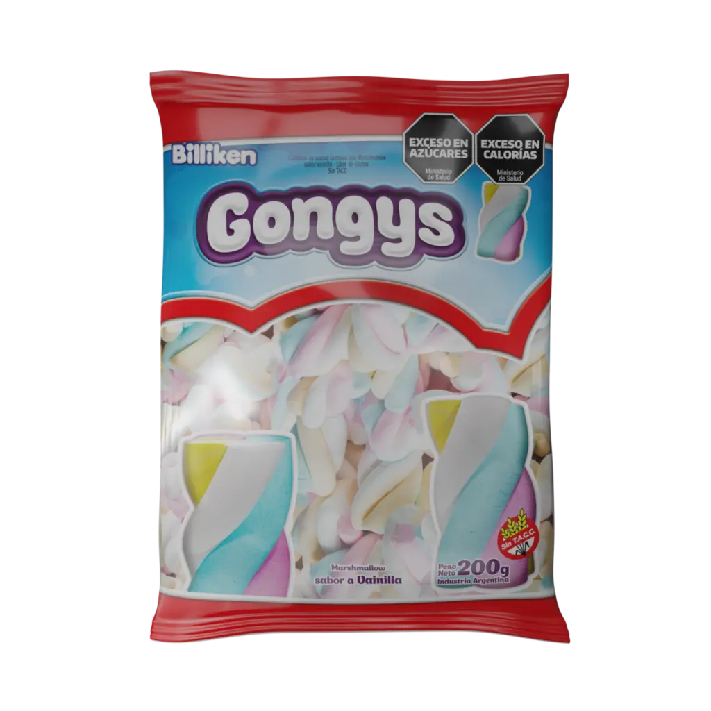 Gongys Malvaviscos Vainilla Trenza x200g