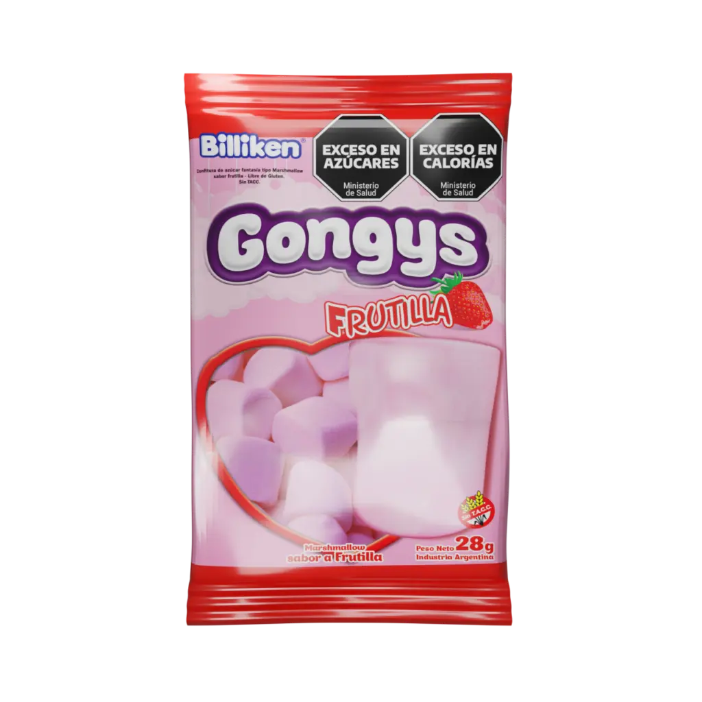 Gongys Malvaviscos Frutilla x28g (x48)