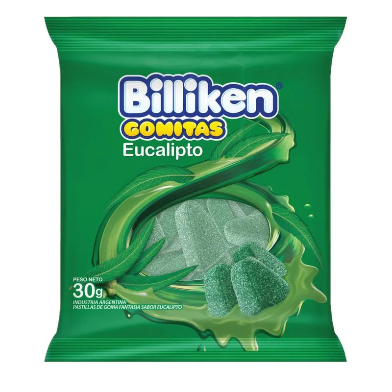 [29102] Gomitas Billiken Eucaliptus x30g