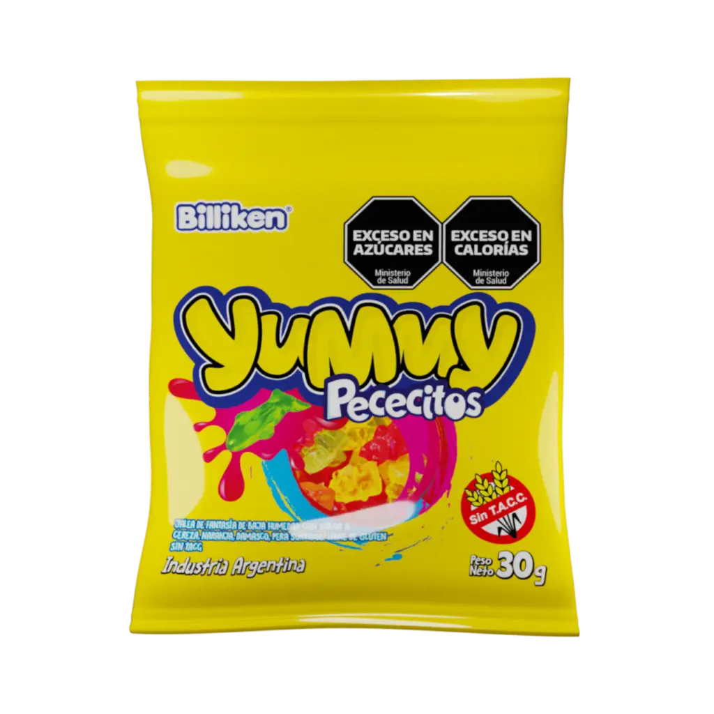 Gomitas Yummy Pececitos x30g