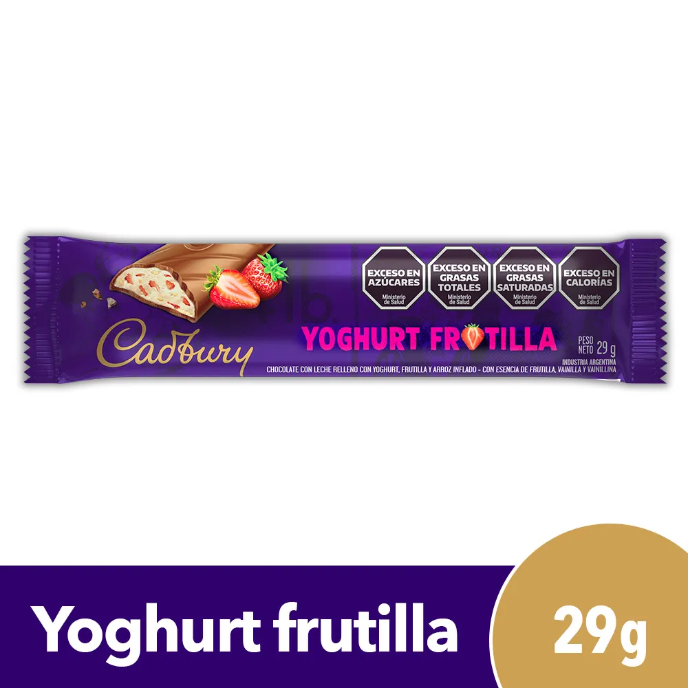 Cadbury Yoghurt Frutilla x29g