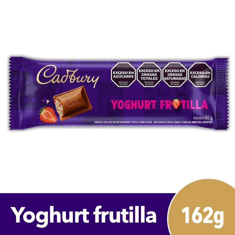 Cadbury Yoghurt Frutilla x162g