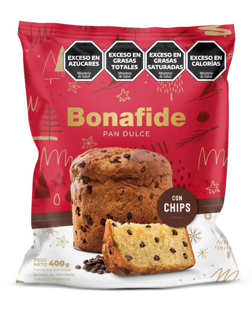 [37082] Pan Dulce Bonafide con Chips Chocolate x400g