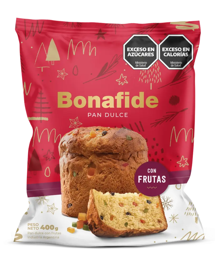 [37083] Pan Dulce Bonafide con Fruta x400g