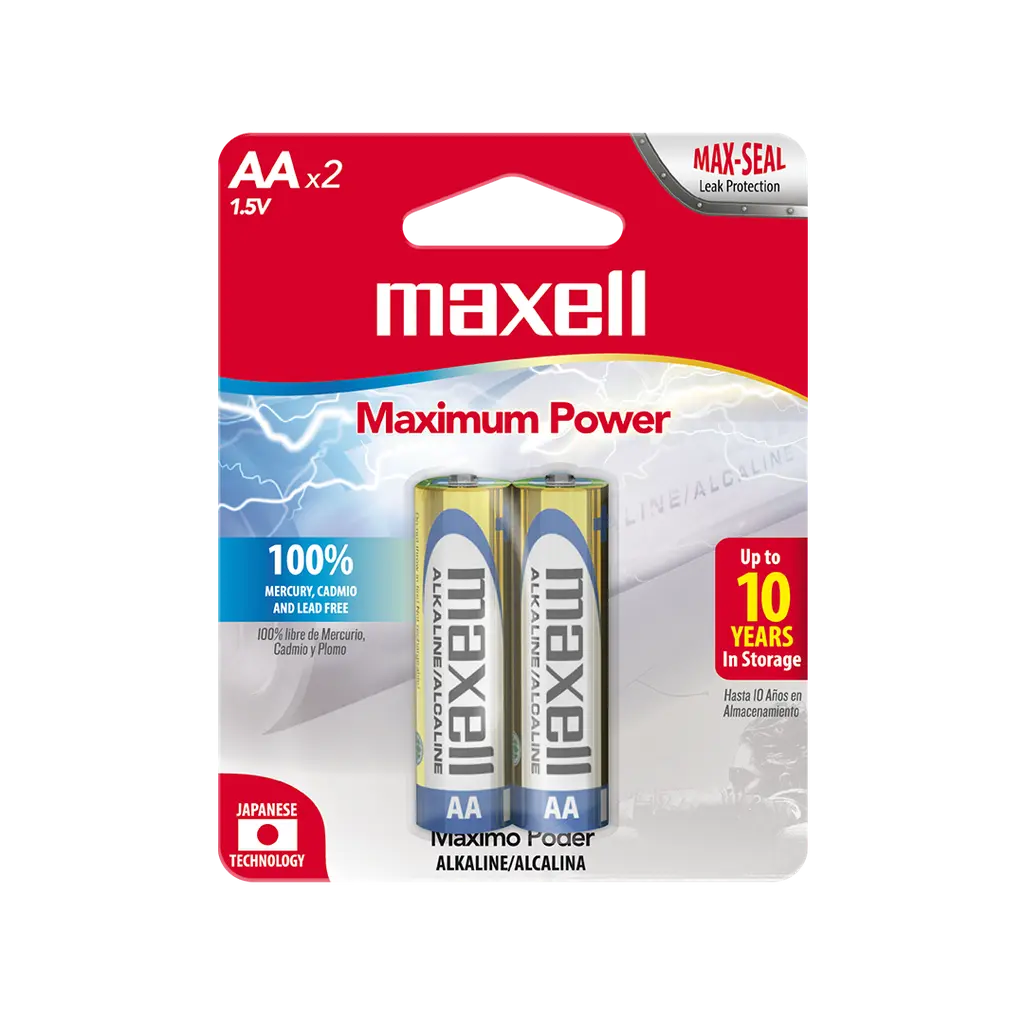 Pilas Maxell AA x2 (x24)