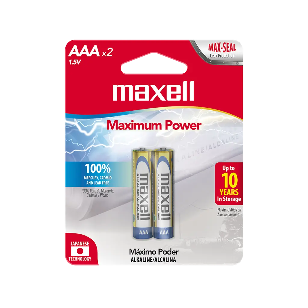 Pilas Maxell AAA x2