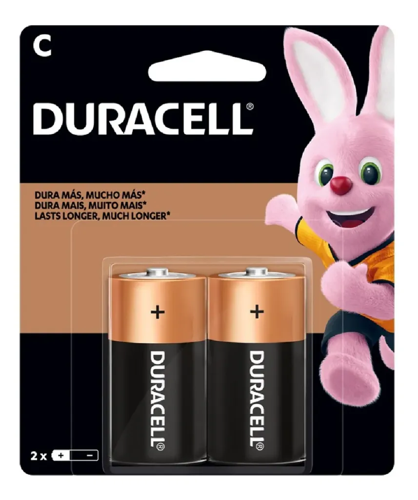 [47504] Duracell Alcalina C x2 (48x2)