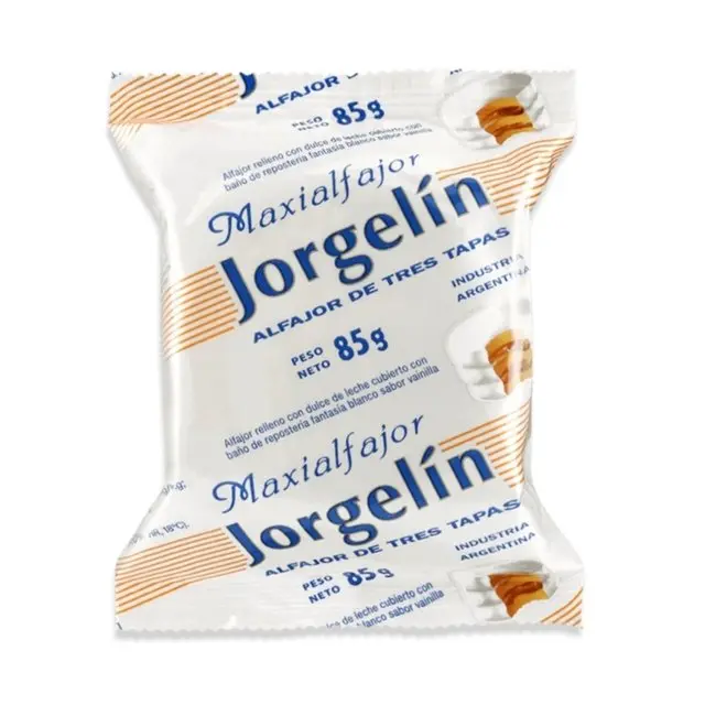 [47511] Alfajor Jorgelin Chocolate Blanco x85g