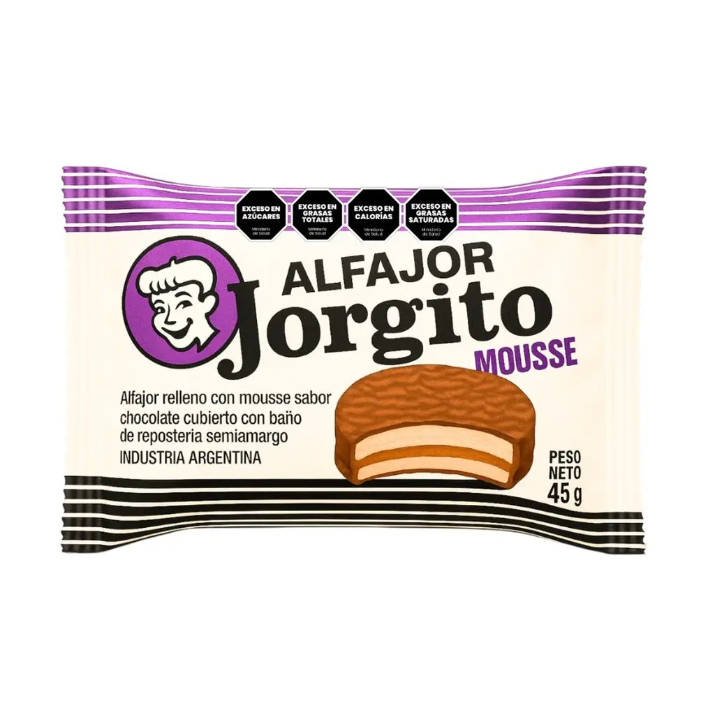 [47513] Alfajor Jorgito Mousse x45g