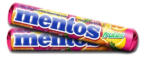 Pastilla Mentos Fruta x1u (24x12)