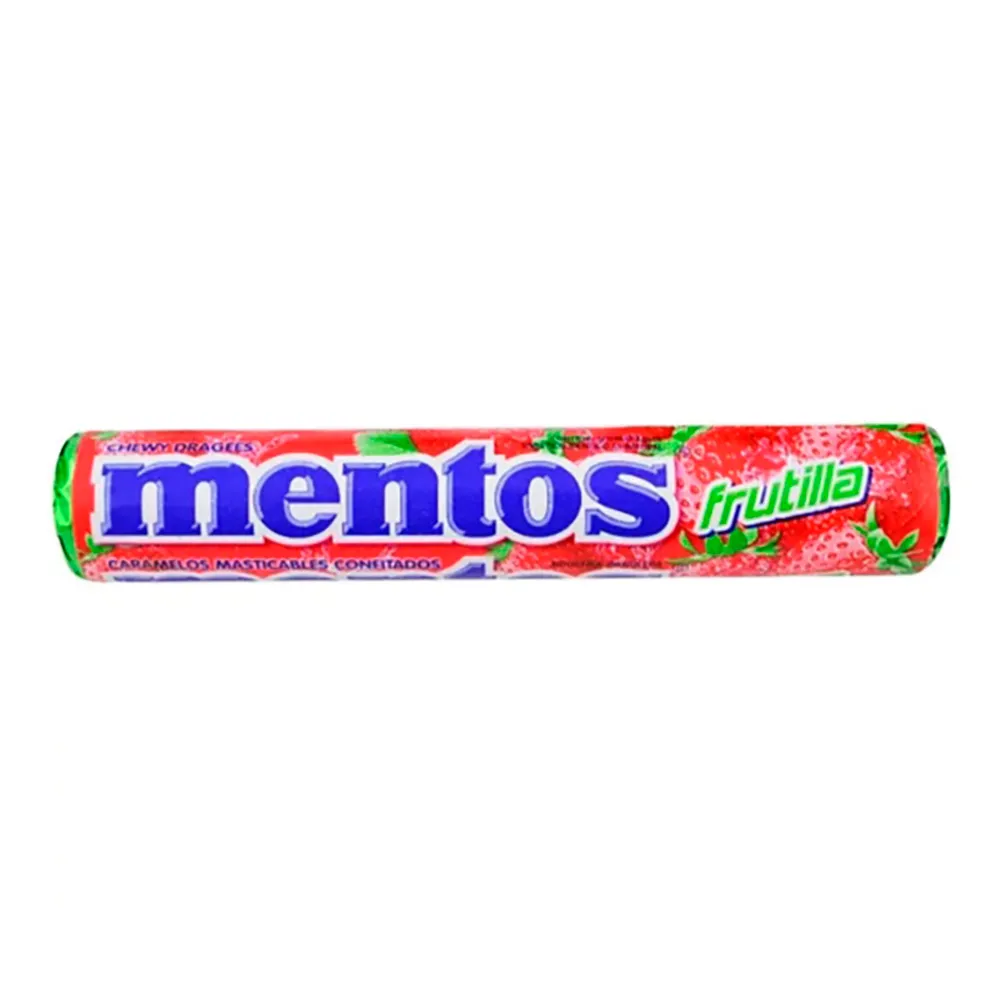 [47518] Pastilla Mentos Frutilla x29g