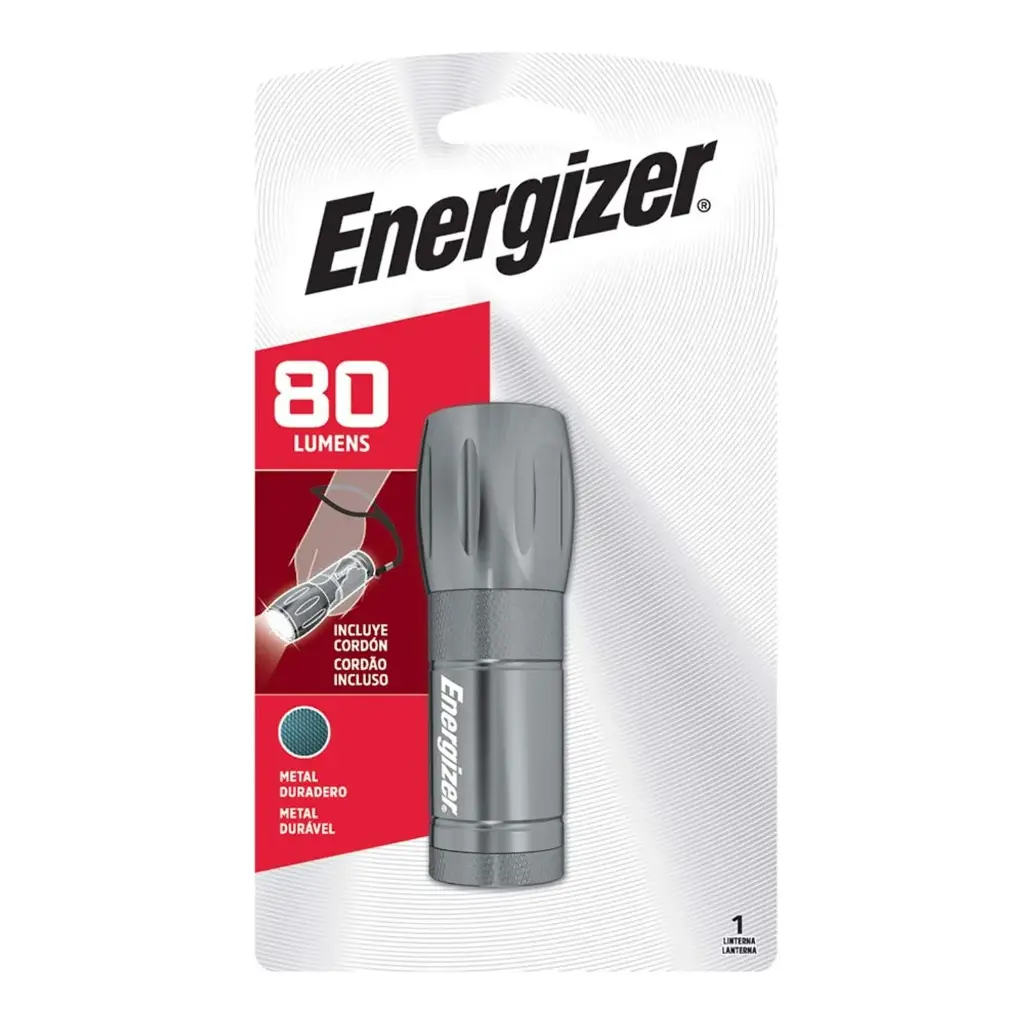 [48120] Linterna Metálica Energizer LED 80 Lumens x1