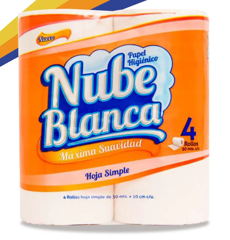 [55500] Papel Higiénico Nube Blanca S/H 4x30m