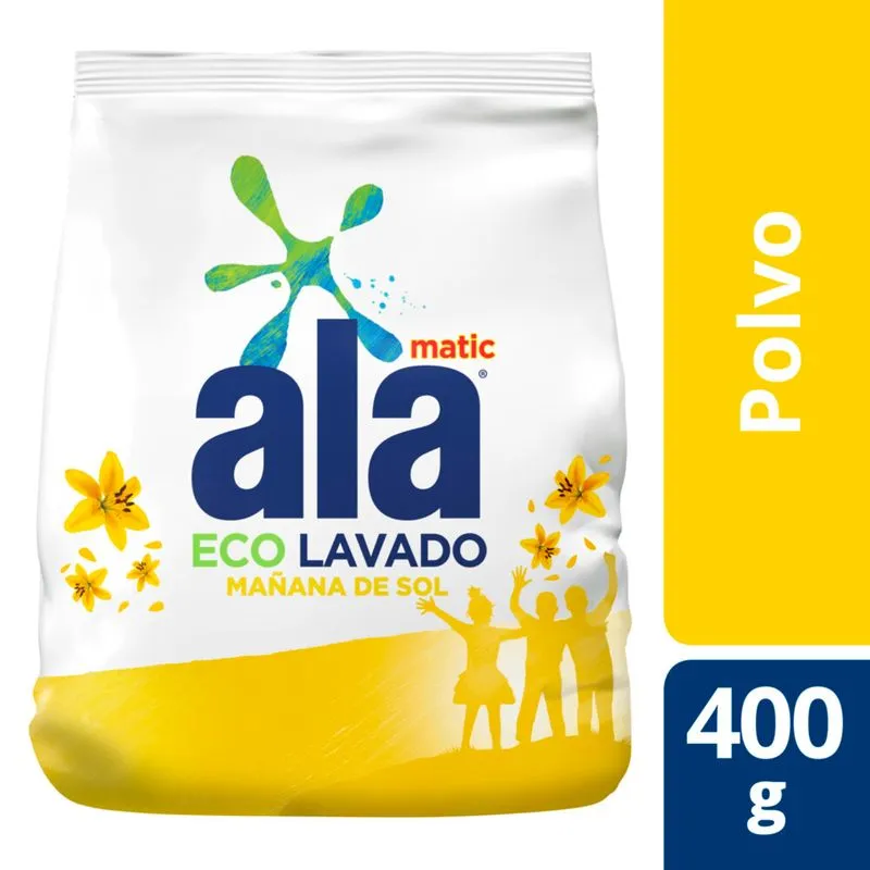 [72140] Ala Matic Jabón en Polvo Mañana de Sol x400g