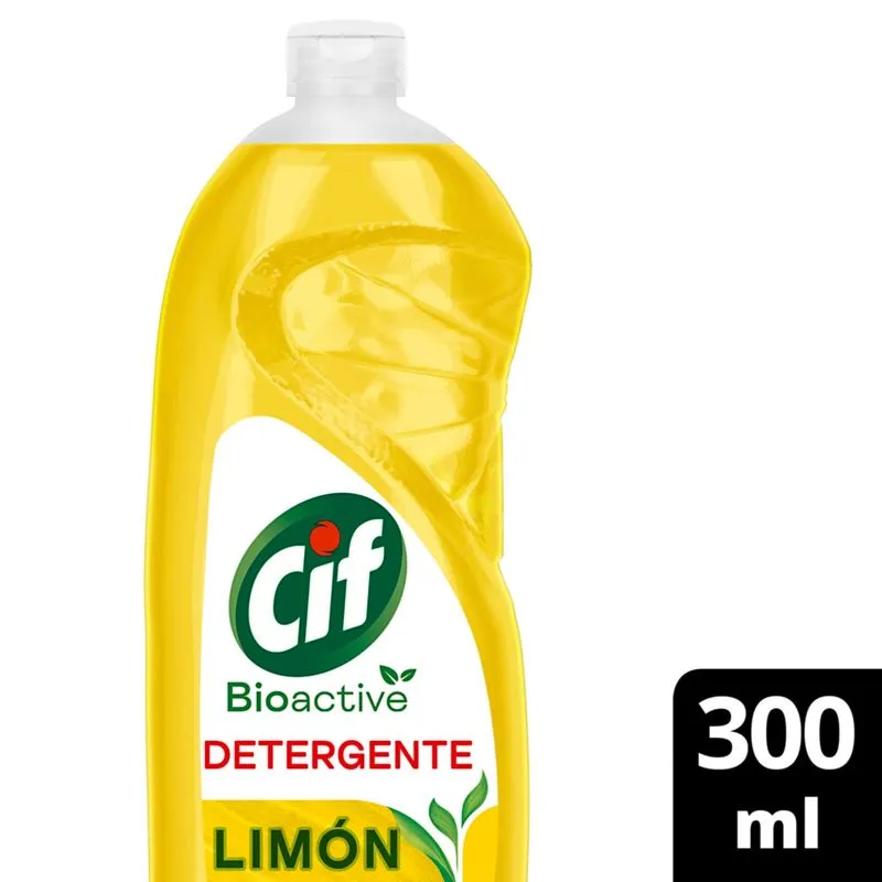 [72704] Cif Lavavajilla Limón Bioactive x300ml