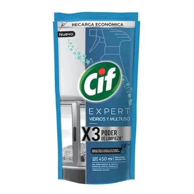 Cif Limpia Vidrios Expert DP x450ml (x15)