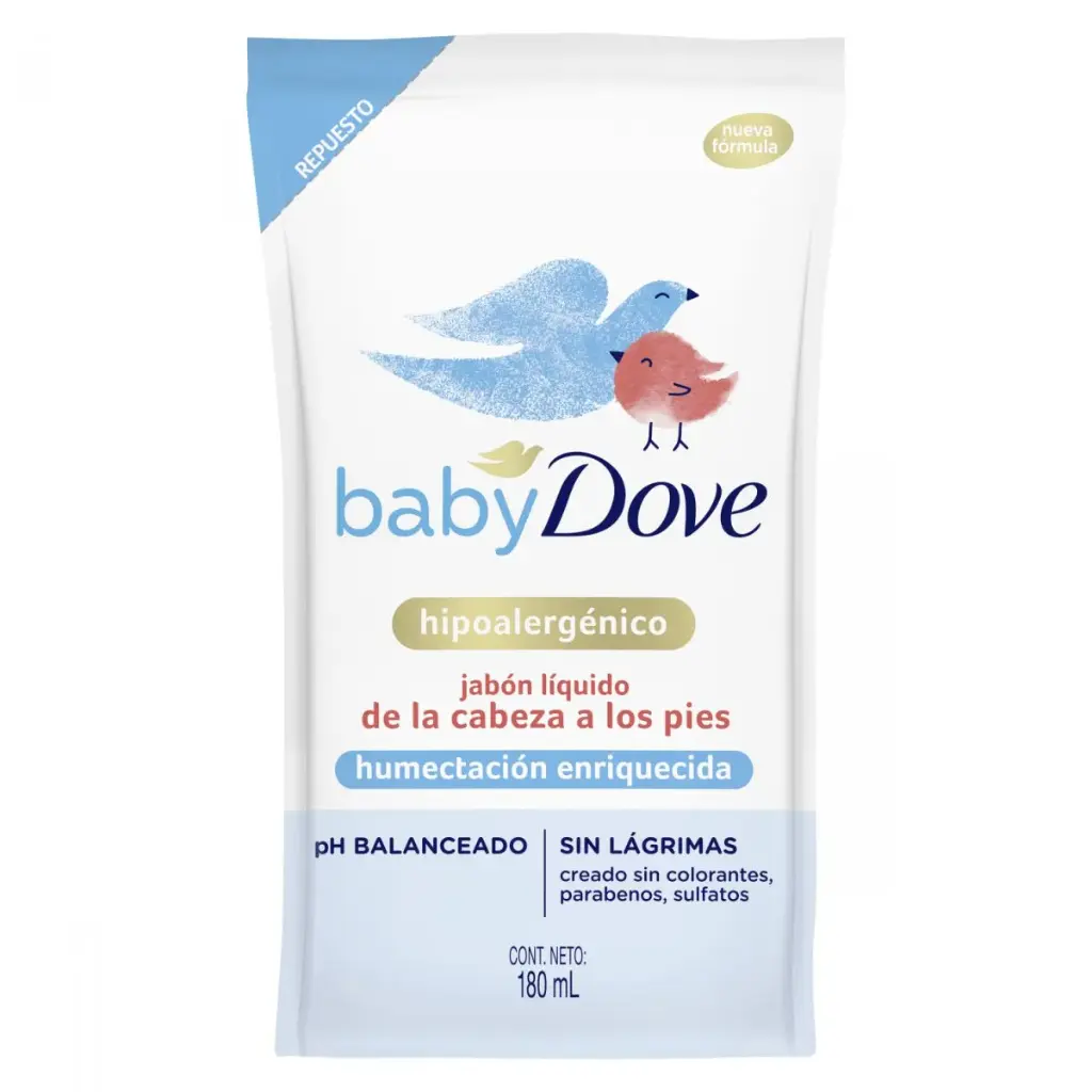 Dove Jabón Liquido Baby Hipoalergénico x180ml