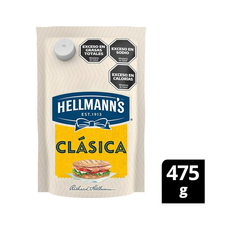 Mayonesa Hellmans Clásica x475g