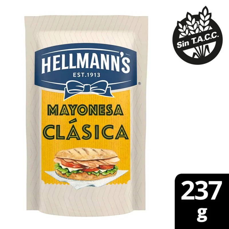 [81200] Mayonesa Hellmanns Clásica x237g (x24)