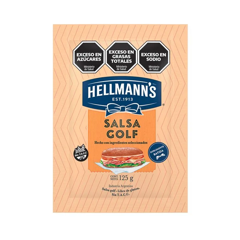 Salsa Golf Hellmanns x125g