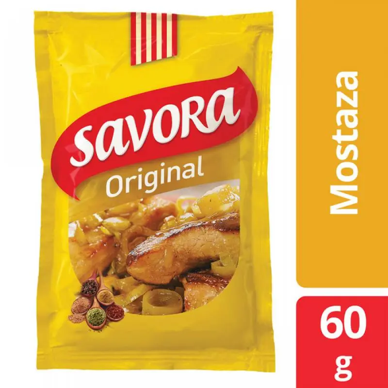 Mostaza Savora x60g (x30)