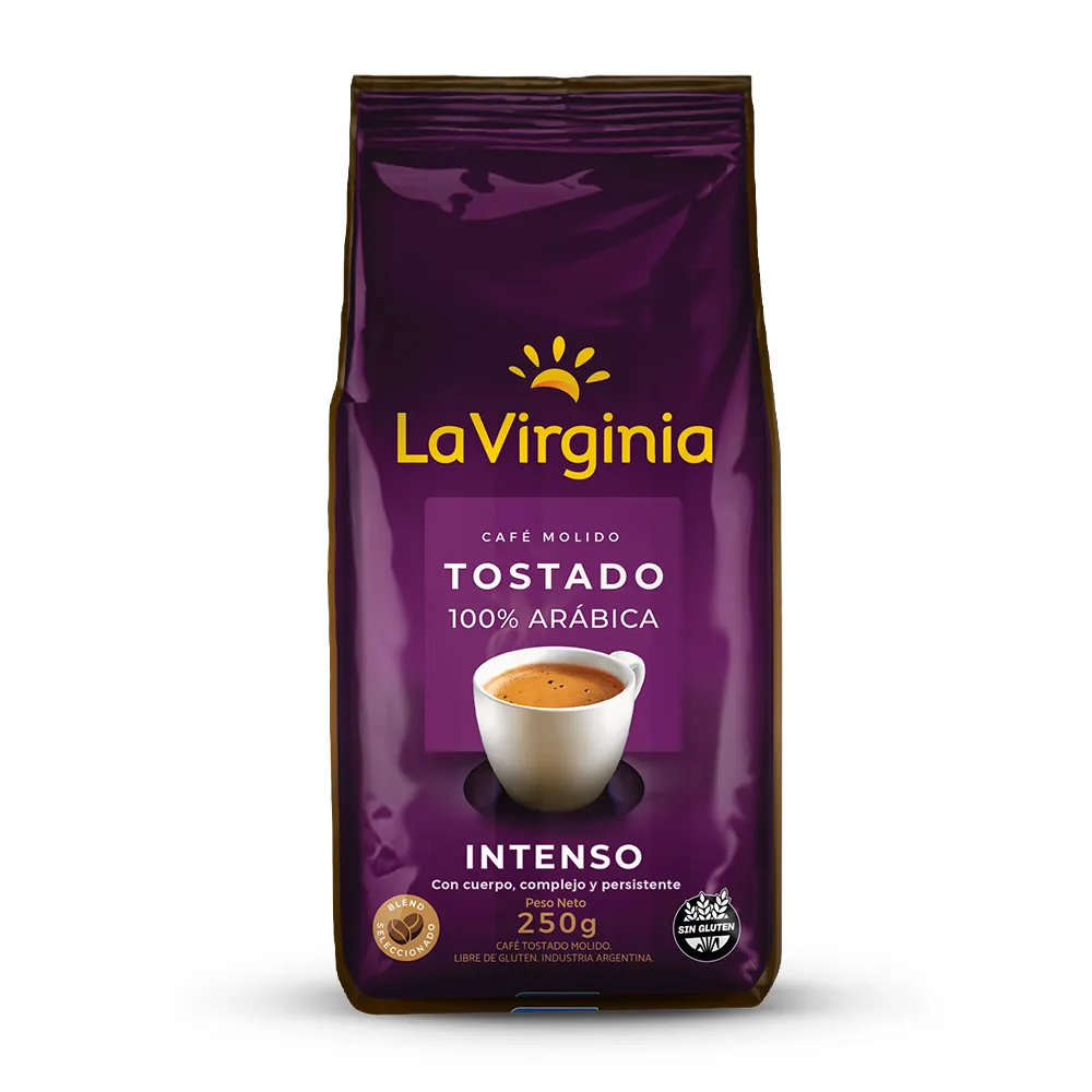 Café Molido La Virginia Tostado Intenso x250g