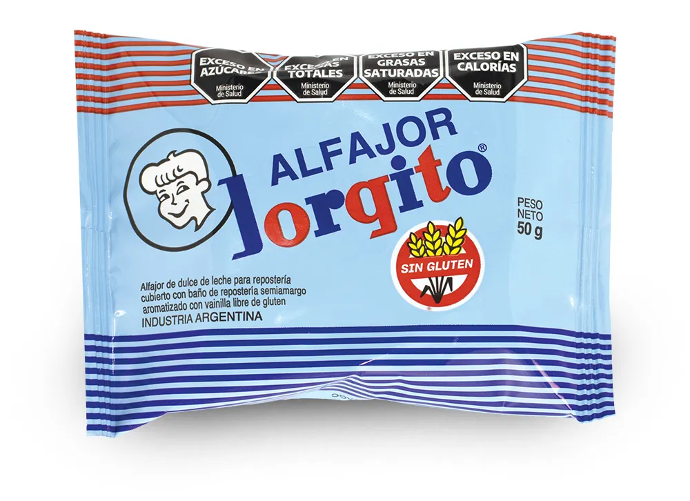 Alfajor Jorgito sin TACC x50g (x24)